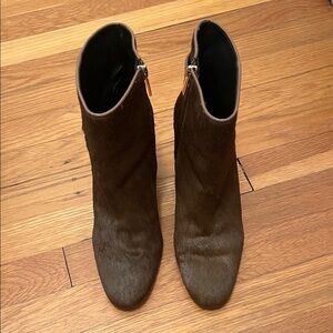 Ava & Aiden Dark Brown Ankle Booties